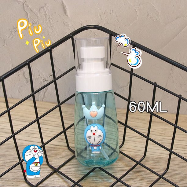 Hello Kitty-Juego de botellas con pulverizador para mujer y niña, Set de botellas de Alcohol, loción bucal, Perfume portátil de viaje, dibujos animados, Kawaii, 100ML
