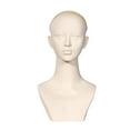 thumbnail image 2 of Cabeza de maniquí femenino con perchero para sombreros, circunferencia de 54 cm, soporte profesional para exhibición de pelucas. sin maquillaje, 2 of 8