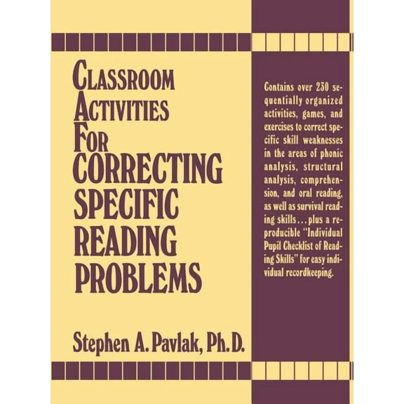 Classroom Activities for Correcting Specific Reading Problems, (Paperback)
