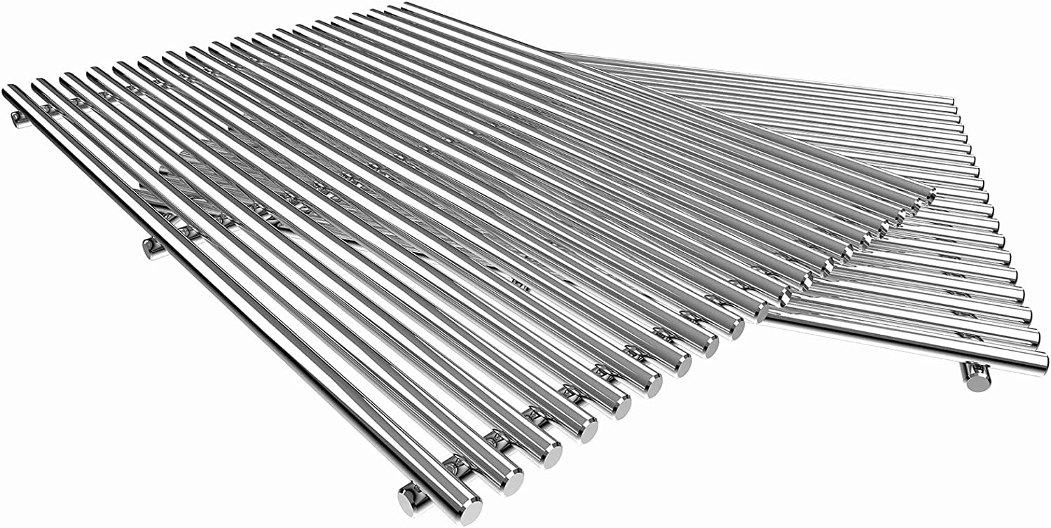 Hisencn 9MM 304 Stainless Steel Cooking Grates for Weber Genesis II and