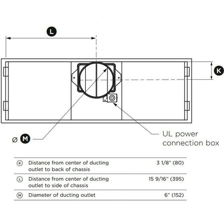 Fisher & Paykel - Perimeter Insert 36" Externally Vented Range Hood - Brushed stainless steel