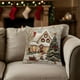 thumbnail image 4 of Seyotauo Pink Christmas Farmhouse Pillow Covers for Couch Sofa Bed,Cute Xmas Gnome Romantic Christmas Trees Pillow Cases Cushion Covers 18x18 Inch ,Winter Cute Snowman Square Cushion Cases, 4 of 6