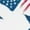 American Flag Patriot, variant on Easter Short Sleeve Swing Dresses for Girls Size 5-6 Cute Bunny Print Party Dress Summer Casual Crewneck Midi Dresses with Pockets