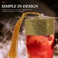 thumbnail image 3 of Greenadscape 10pcs Graduation Cup Covers Golden Paper for Party Organizers Decorations, 3 of 5