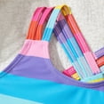 thumbnail image 6 of Kids Girls Bathing Suit Swimsuit Cute Toddler Rainbow Stripes for Children Swimming Swimwear, 6 of 8