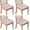 Pioneer Flower Floral, variant on Pioneer Flower Floral Print Pattern Seat Covers for Dining Room Chairs Set Of 4,Stretch Printed Washable Chair Seat Cover with Elastic Ties and Button,Removable Waterproof Couch Cushion Covers