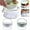 Green, variant on Dip Bowl On Ice- Chip and Dip Serving Set With Lid - Stainless Steel Chilled Serving Dish with plastic Ice Bowl - Perfect for Cold Shrimp,Guacamole