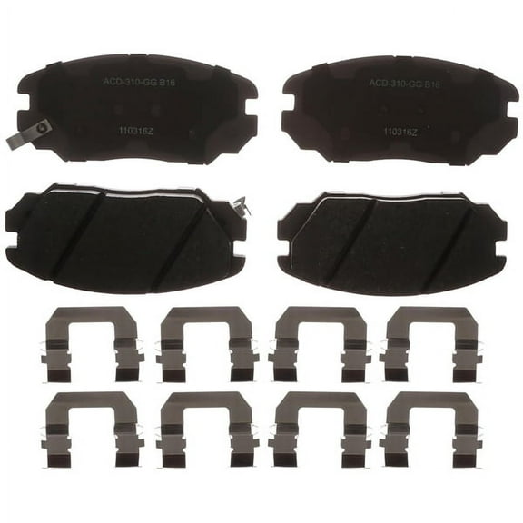 Disc Brake Pad Set Fits select: 2006-2010 HYUNDAI SONATA, 2006-2011 HYUNDAI AZERA