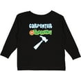 thumbnail image 3 of Inktastic Carpenter in Training Boys or Girls Long Sleeve Toddler T-Shirt, 3 of 5