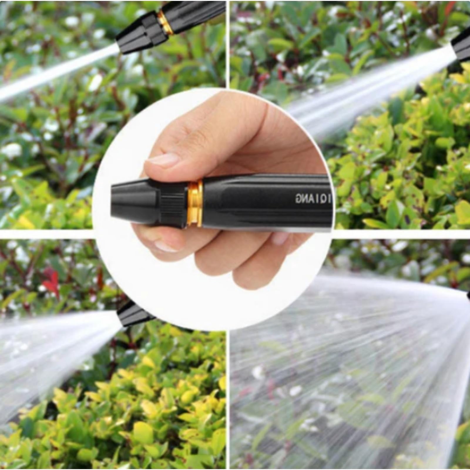 Home High-Pressure Car Wash Water Gun with Booster Nozzle and Hose, High-Pressure Home Wash Water Gun & Hose Set, Multi Function Lawn & Garden Watering Sprayer for Plant Watering Lawn Car
