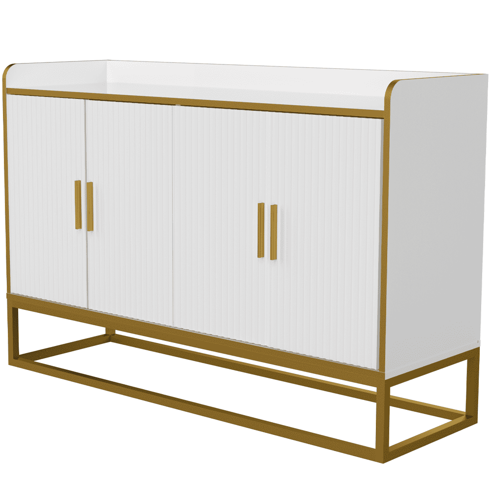 iRerts Sideboard Buffet Modern Buffet Table with Shelf and