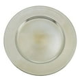 thumbnail image 2 of Saro Lifestyle Classic Design 13 in. Round Charger Plate - Platinum (Set of 4), 2 of 4