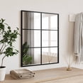thumbnail image 1 of vidaXL Wall Mirror Black 50x60 cm Rectangle Iron, 1 of 5