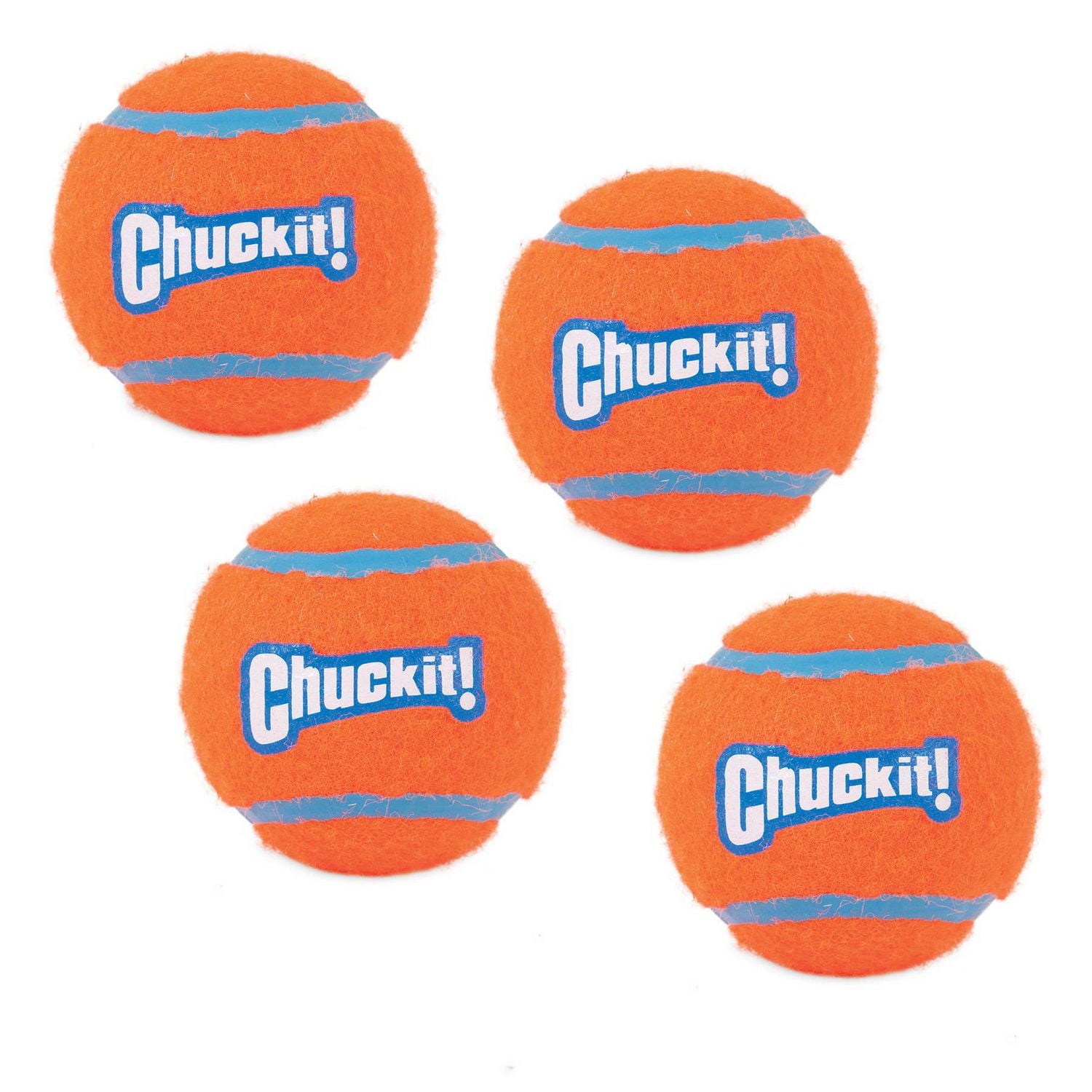 CHUCKIT! TENNIS BALL 4-PACK MEDIUM DOG TOY