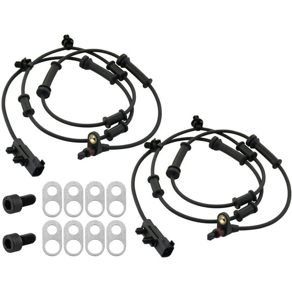 Afa Motors Front ABS Wheel Speed Sensor Fits Jeep Wrangler 2011-2017, Jeep Wrangler JK 2018 - ABS Sensor-2 PACK