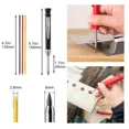 thumbnail image 5 of Solid Carpenter Mechanical Pencil with Sharpener Woodworking Tools 2.8mm 3 Colors Refill Construction Tools Stationery Supply, 5 of 5