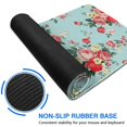 thumbnail image 6 of Long Mouse Pads for Desk,Pioneer Flower Floral Print Pattern Desk Mats on Top Of Desks, Desk Mouse Pad Extra Large with 3mm Non-Slip Base and Stitched Edge for Gaming,Office,Work,Home 31.5"x11.8", 6 of 6