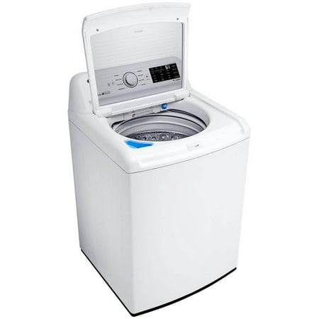 LG - 4.8 Cu. Ft. High-Efficiency Top Load Washer with 4-Way Agitator and TurboWash 3D - White