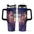 thumbnail image 2 of UFC Vaso aislado de acero inoxidable con asa, diseño temático, regalo para familia, amigos y fans; incluye pajita y encaja en el portavasos estándar, 40 oz, 2 of 6