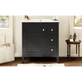 thumbnail image 5 of 30-Inch Ceramic Sink Vanity / High-Capacity Drawers for Organized Storage, 5 of 7