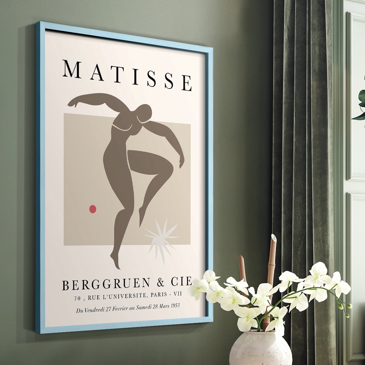 Matisse CCXXIX in Solid Wood 8 x 10 Framed Print