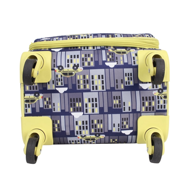 CRCKT Kids 21-Inch Softside Carry-On Luggage, Midnight City Taxi photo 8