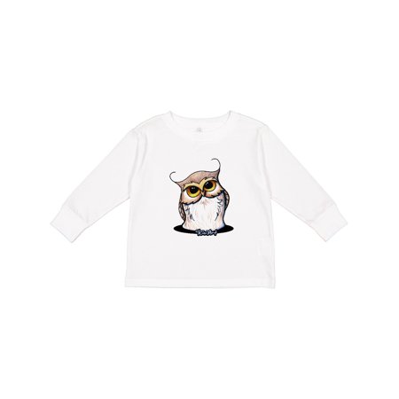 

Inktastic KiniArt Owl Gift Toddler Boy or Toddler Girl Long Sleeve T-Shirt