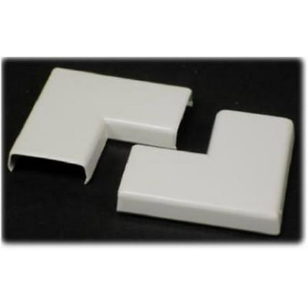 Ivory Flat Card - Wiremold Company 4PK 2pcs/pk Ivory Plastic Flat Eow Wiremold Carded
