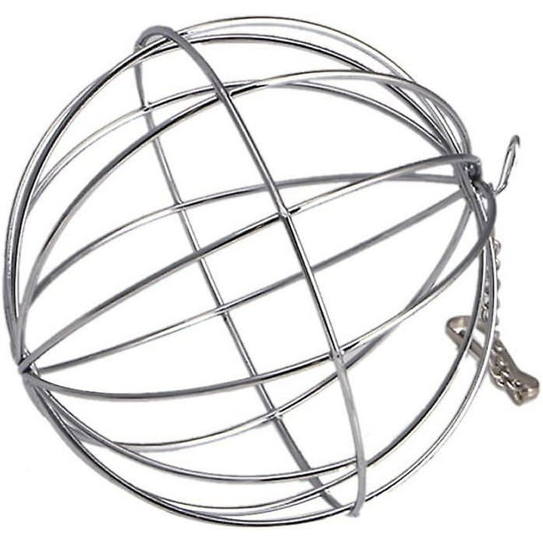 Juguetes Para Masticar, Esfera Hueca Conejo Alimentador De Alambre De Acero Inoxidable Bola De Juguete Para Mascotas Con Gancho De Cadena - Plata Rojo Verde Cocina, Decoración y Otros
