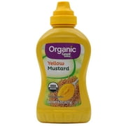 (4 pack) (4 Pack) Great Value Organic Yellow Mustard, 8 oz