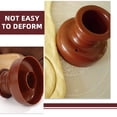 thumbnail image 4 of HOOWIFFY 2Pcs Nonstick Donut Mold Baking Tool Sturdy Plastic Light Brown for Doughnut Making, 4 of 8
