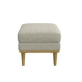 thumbnail image 4 of Artum Hill Arha White Pepper 31" Chair Ottoman, 4 of 5