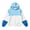 Blue, variant on Timegard Girls Sweatshirts Fall Winter Hoodies Color Block Kids Long Sleeve Comfy Pullover for Boys Unisex