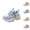 Blue, variant on LTTVQM Toddler Sneakers for Girls Boys Orthopedic Chunky Lace-Up Rotary Buckle Anti-Slip Trainers with Arch Support Fashion Outdoor Athletic Sports Walking Shoes Purple 9.5 Toddler