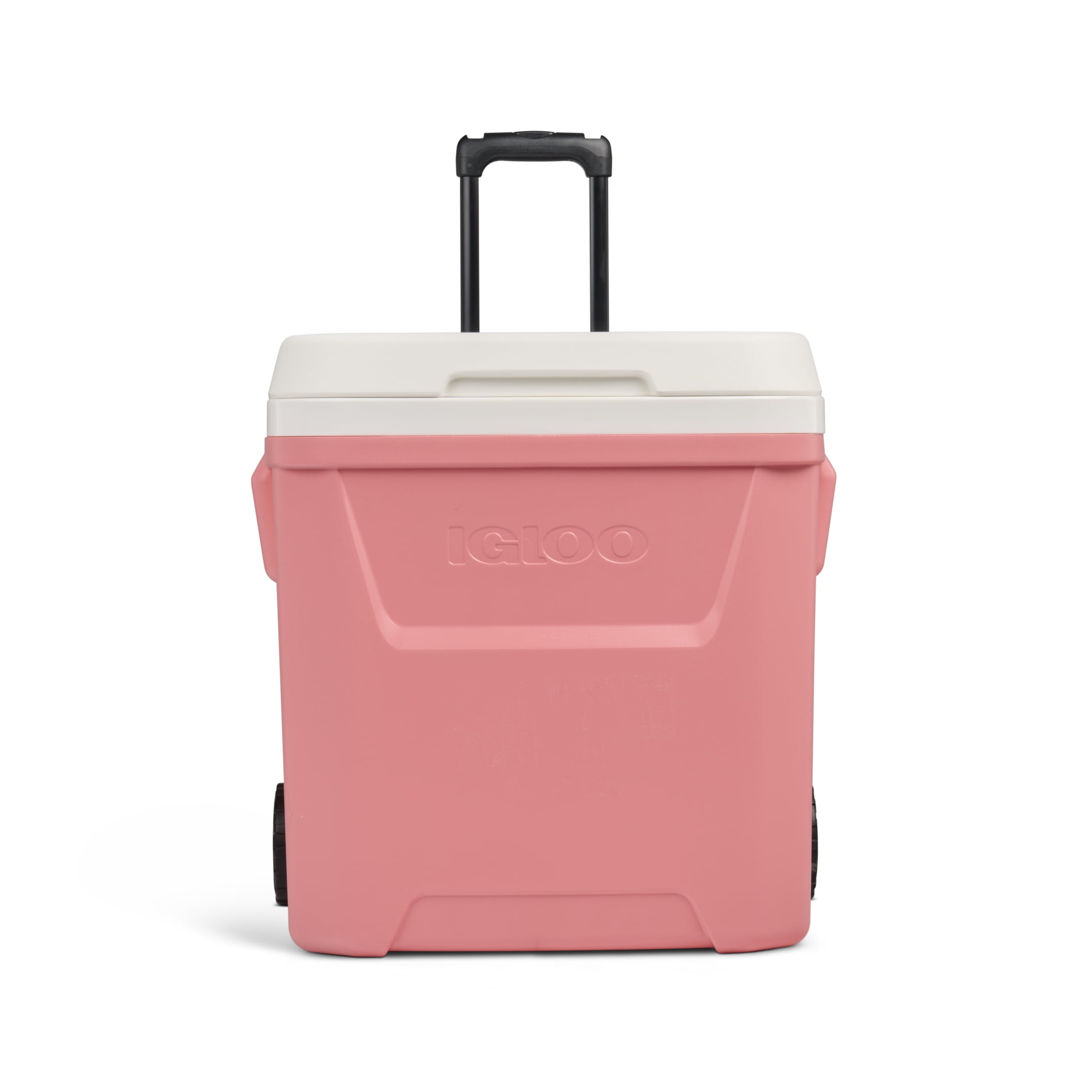Igloo 60 QT Laguna Ice Chest Cooler with Wheels, Coral Pink