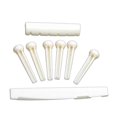 thumbnail image 1 of Guitar Bridge Parts Set ABS Material White Durable and Lightweight Convenient for Guitar Use 5 Pack, 1 of 5