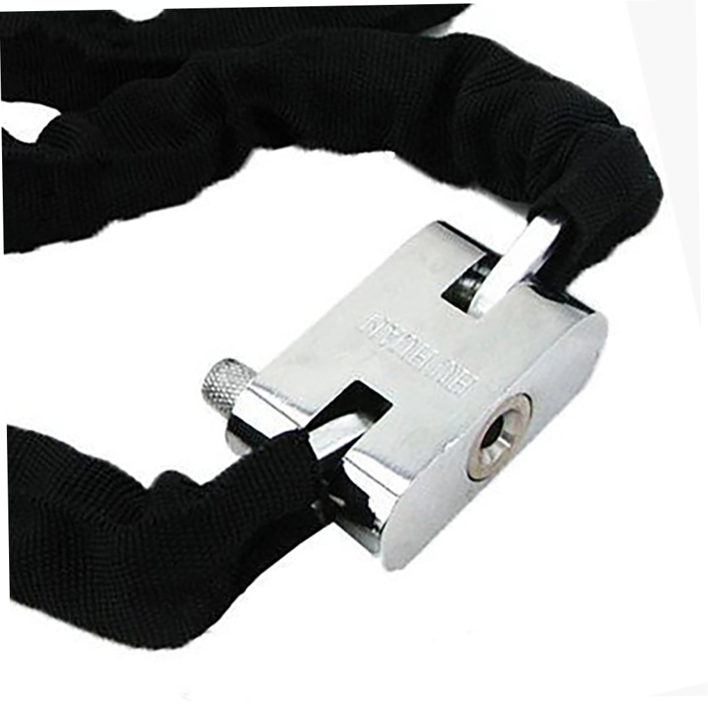 COMPUKAS Heavy Duty Lock with Anti-Theft Chain for Mountain Bikes, Motorcycles, and Outdoor Security