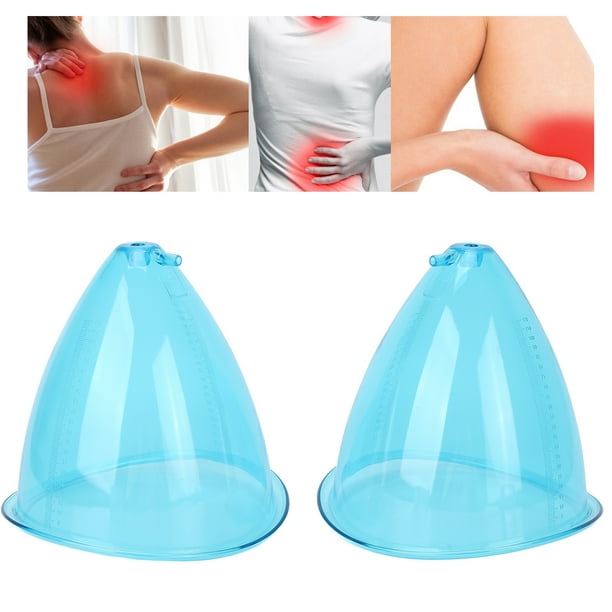 Ventosas de terapia con ventosas 2 piezas Taza de terapia con ventosas Maquina de terapia de vacio Tazas Ventosa de terapia de vacio Eleve su experiencia Walmart en linea