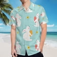 thumbnail image 5 of High Quality Hawaiian Shirts for Men Short Sleeve Aloha Beach Shirt Floral Summer Casual Button Down Shirts Blouses NI8K4G, 5 of 7
