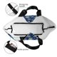 thumbnail image 4 of Balery Dark Blue Christmas Bolsa Tote Estilo Estético con Cremalleras, Bolsa de Hombro, Bolsa de Compras Grande y Plegable, 4 of 8