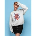thumbnail image 2 of Realistic Heart Love You Sweatshirt Women -Image by Shutterstock, Female x-Large, 2 of 4