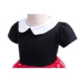 thumbnail image 4 of Vestido de disfraz elegante con lunares de margaritas y orejas de ratón de 5 a 6, color rojo, 4 of 6