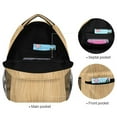 thumbnail image 4 of School Backpack Lightweight Multipocket College High Middle Student Bag 15L Hand Drawn Wooden Grain, 4 of 9