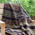 thumbnail image 4 of Denali Home Collection Denali Dark Chocolate Stripe/Chocolate Blanket, 4 of 4