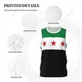 thumbnail image 4 of Syria flag 1932-1963 men basketball sports jersey running fitness multifunction sleeveless tshirt exclusive custom name nunber, 4 of 9