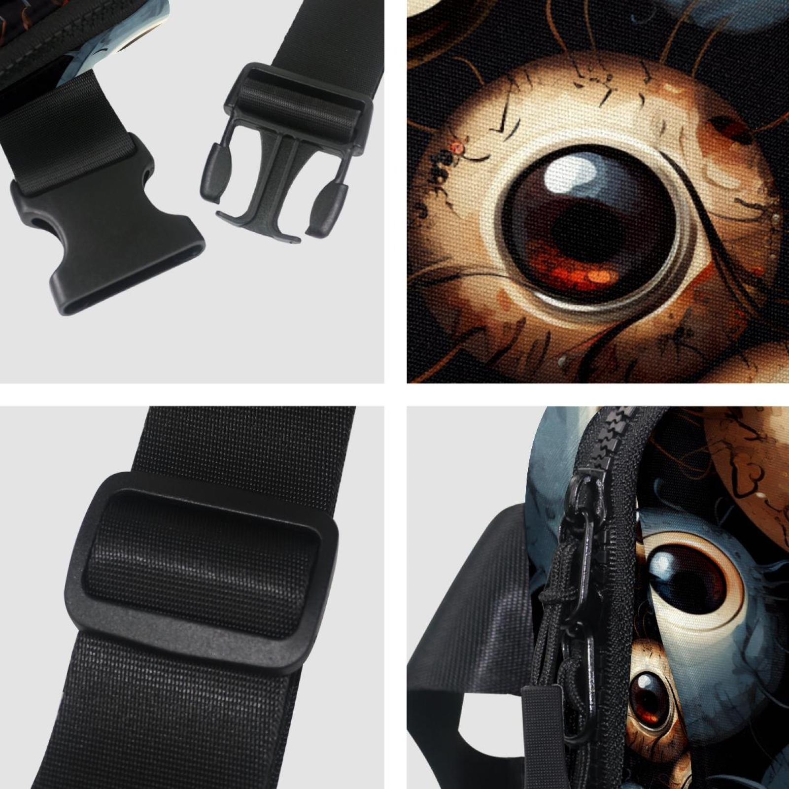 Halloween eyeballs Lightweight Adjustable Running Belt Bag Fanny Pack Waist Pack with Extension Strap Unisex