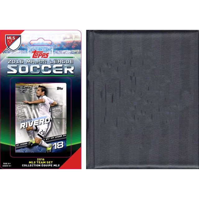 MLS Vancouver Whitecaps sous Licence 2016 Ensemble d'Équipe Topps et Album de Rangement