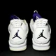 thumbnail image 5 of Ni-k-e Size 9 - Ni-k-e Air Jordan 4 Retro Purple Metallic Men's Shoes, 5 of 6