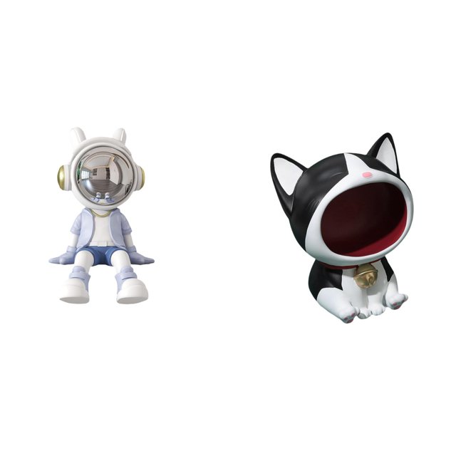 Figura de escritorio,Estante con estatua de astronauta para decoración de oficina y hogar,Figura decorativa de escritorio de resina para decoración del hogar,Estatua de escritorio,Estatua de