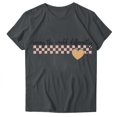 thumbnail image 2 of Blouse à Manches Courtes pour Femmes, T-Shirt Amusant à Col Rond, 2 of 3